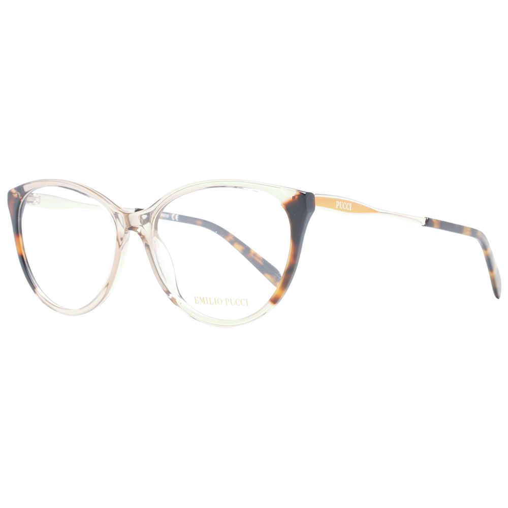 Emilio Pucci Brown Plastic Glasses (Frames) - Luxe Nova