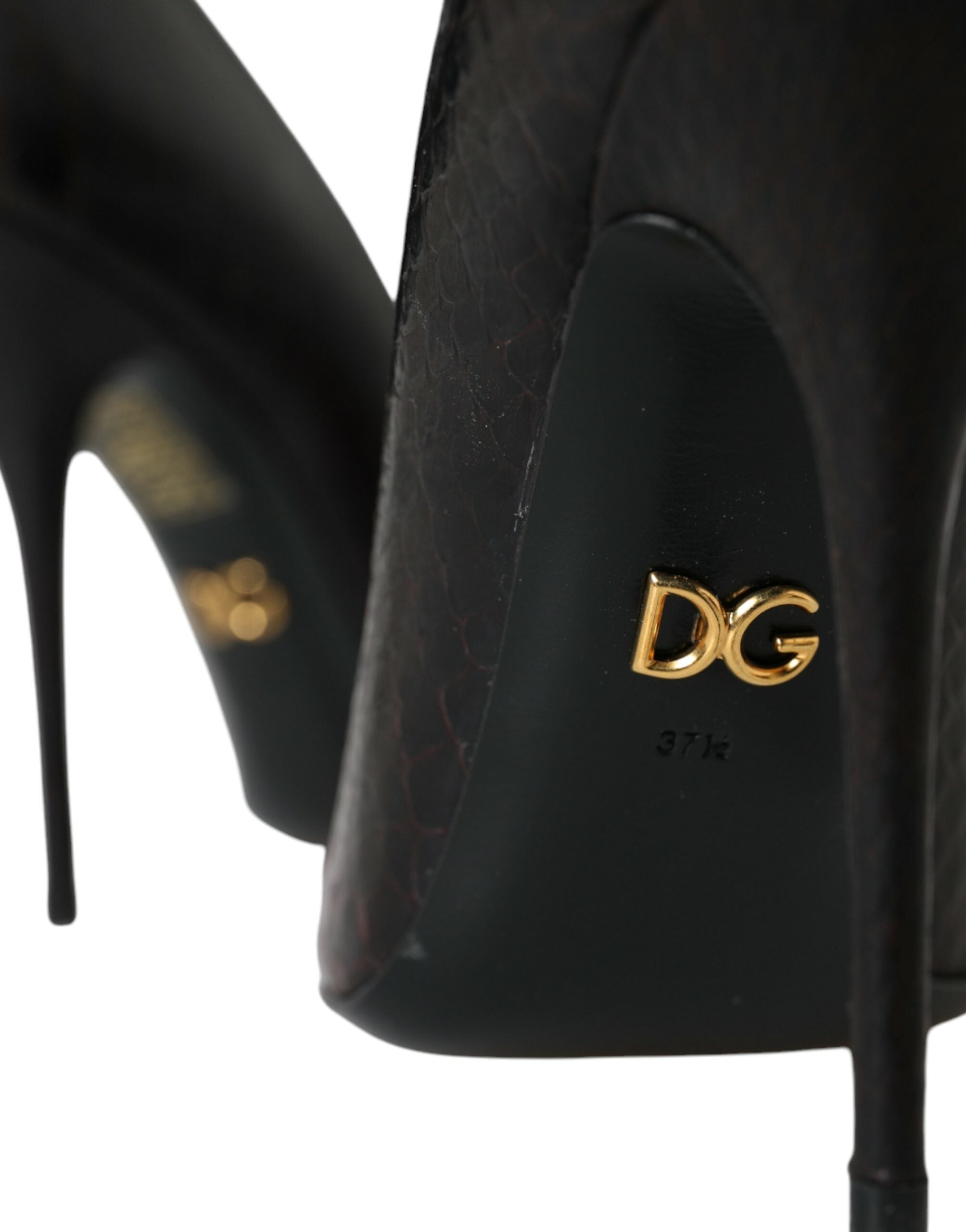 Dolce & Gabbana Multicolor Exotic Leather Heels Pumps Shoes - Luxe Nova