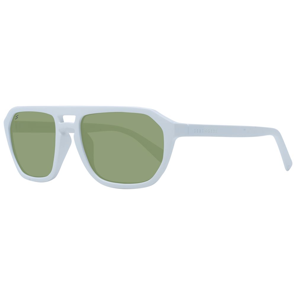 Serengeti White Eco Nylon Sunglasses - Luxe Nova
