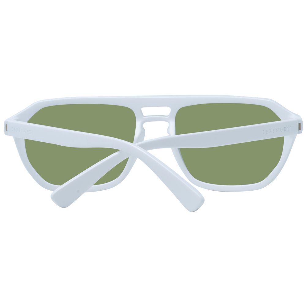 Serengeti White Eco Nylon Sunglasses - Luxe Nova