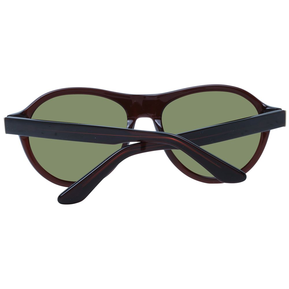Serengeti Brown Acetate Sunglasses - Luxe Nova