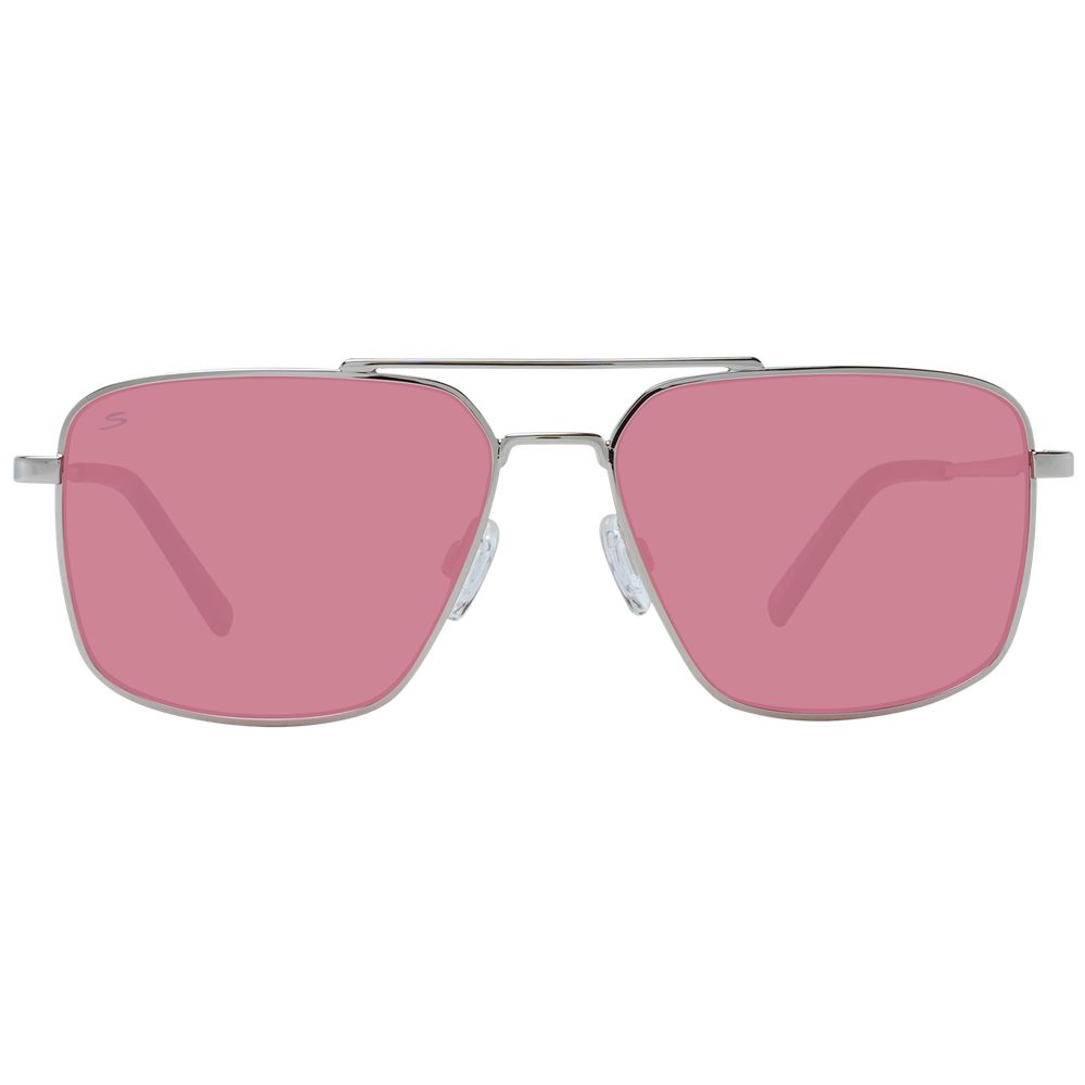 Serengeti Silver Metal Sunglasses - Luxe Nova