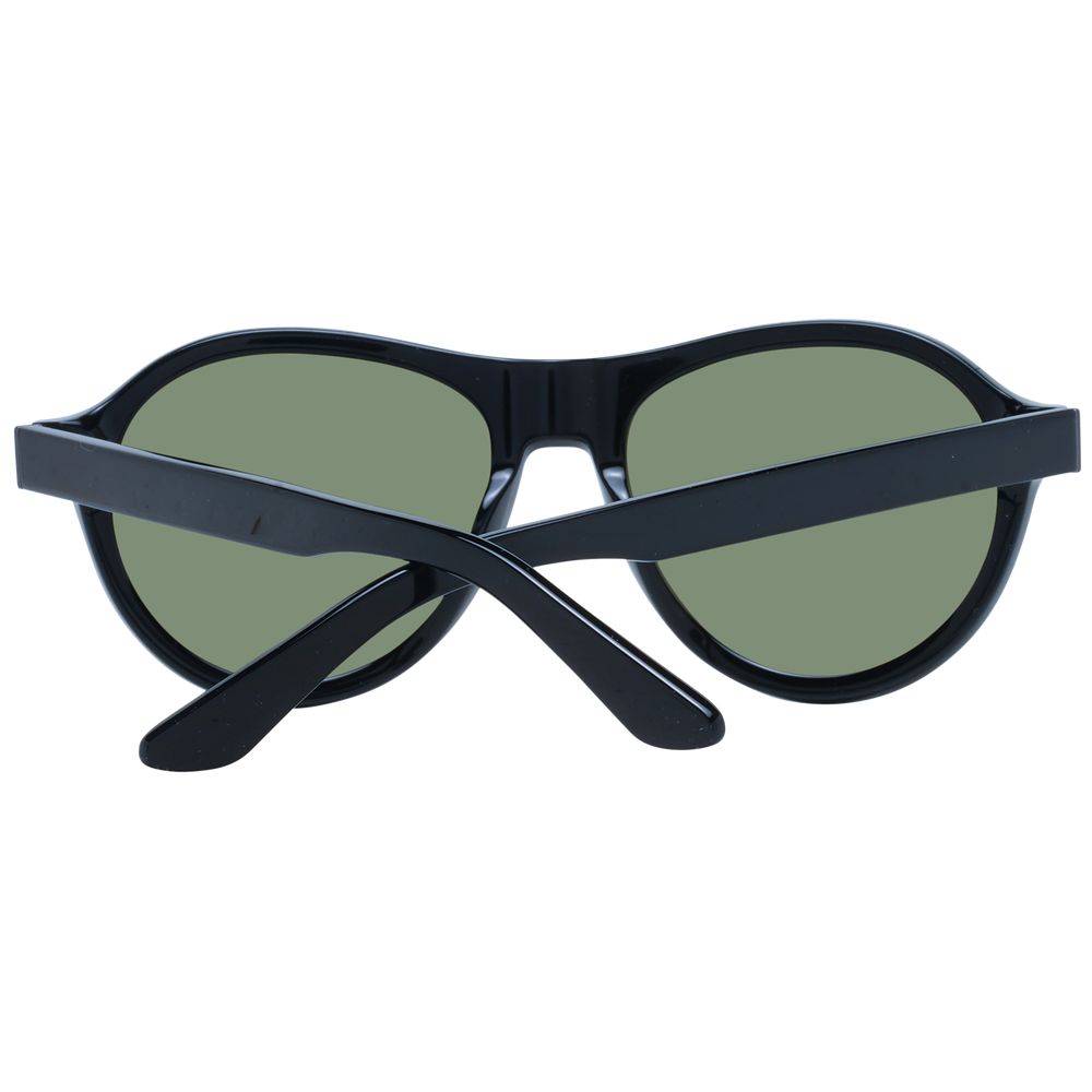Serengeti Black Acetate Sunglasses - Luxe Nova