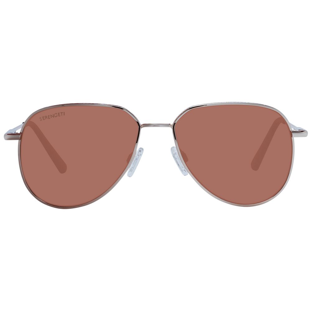 Serengeti Rose Gold Metal Sunglasses - Luxe Nova