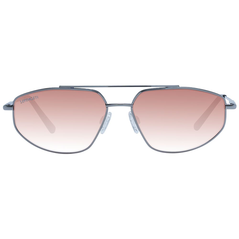 Serengeti Gray Metal Sunglasses - Luxe Nova