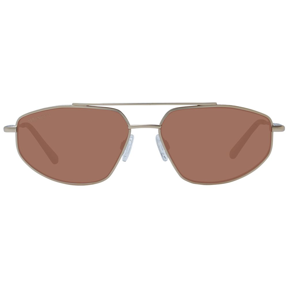 Serengeti Gold Metal Sunglasses - Luxe Nova