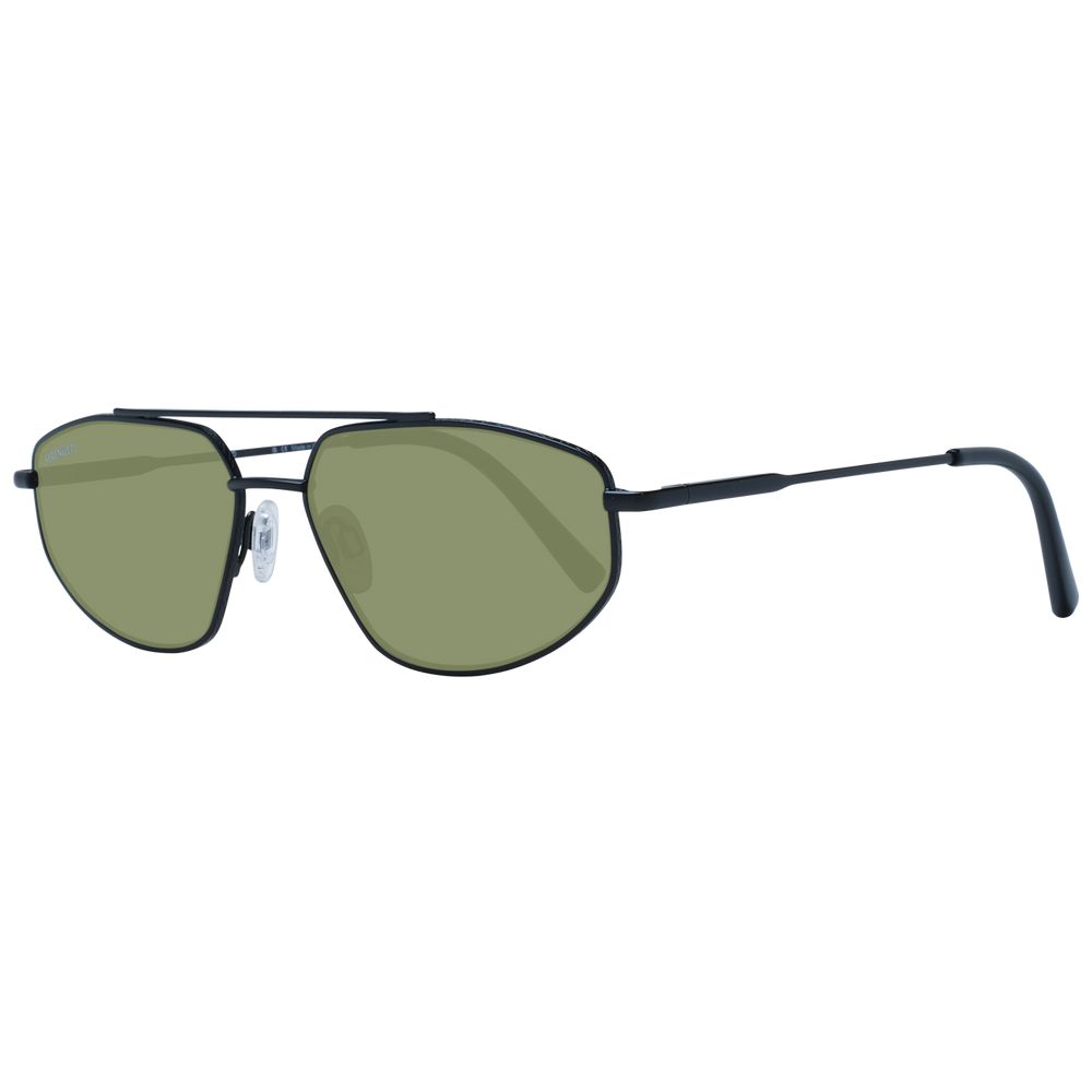 Serengeti Black Metal Sunglasses - Luxe Nova