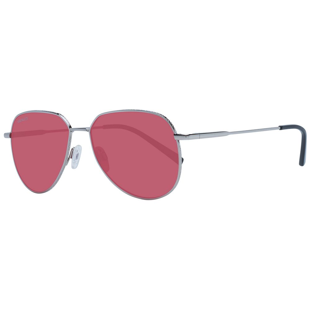 Serengeti Silver Metal Sunglasses - Luxe Nova