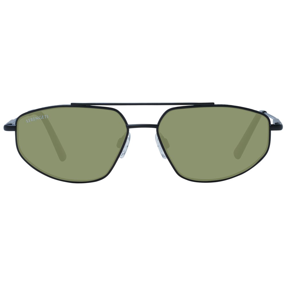 Serengeti Black Metal Sunglasses - Luxe Nova