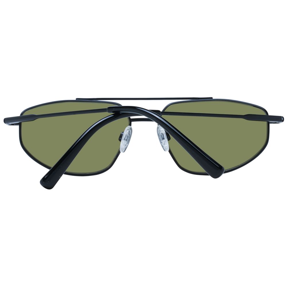 Serengeti Black Metal Sunglasses - Luxe Nova