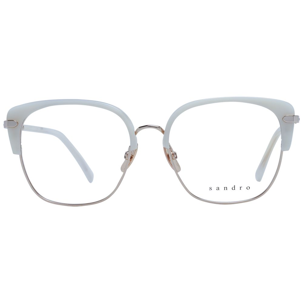Sandro White Stainless Steel Glasses (Frames) - Luxe Nova
