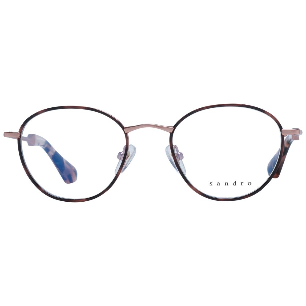 Sandro Brown Stainless Steel Glasses (Frames) - Luxe Nova