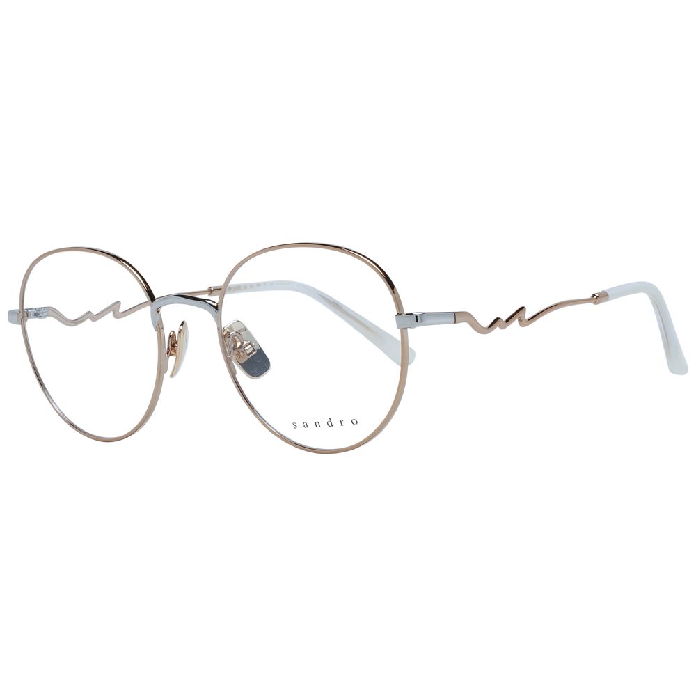 Sandro Gold Stainless Steel Glasses (Frames) - Luxe Nova