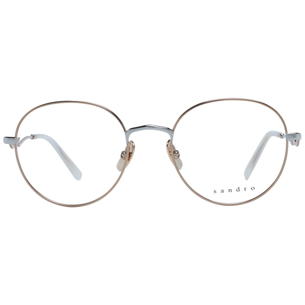 Sandro Gold Stainless Steel Glasses (Frames) - Luxe Nova