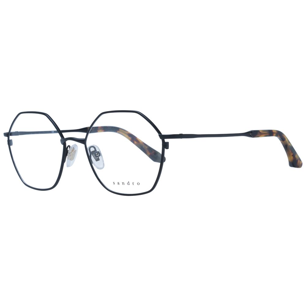 Sandro Black Stainless Steel Glasses (Frames) - Luxe Nova