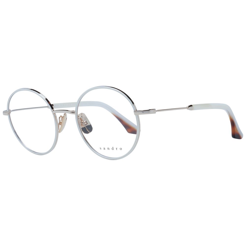 Sandro White Stainless Steel Glasses (Frames) - Luxe Nova