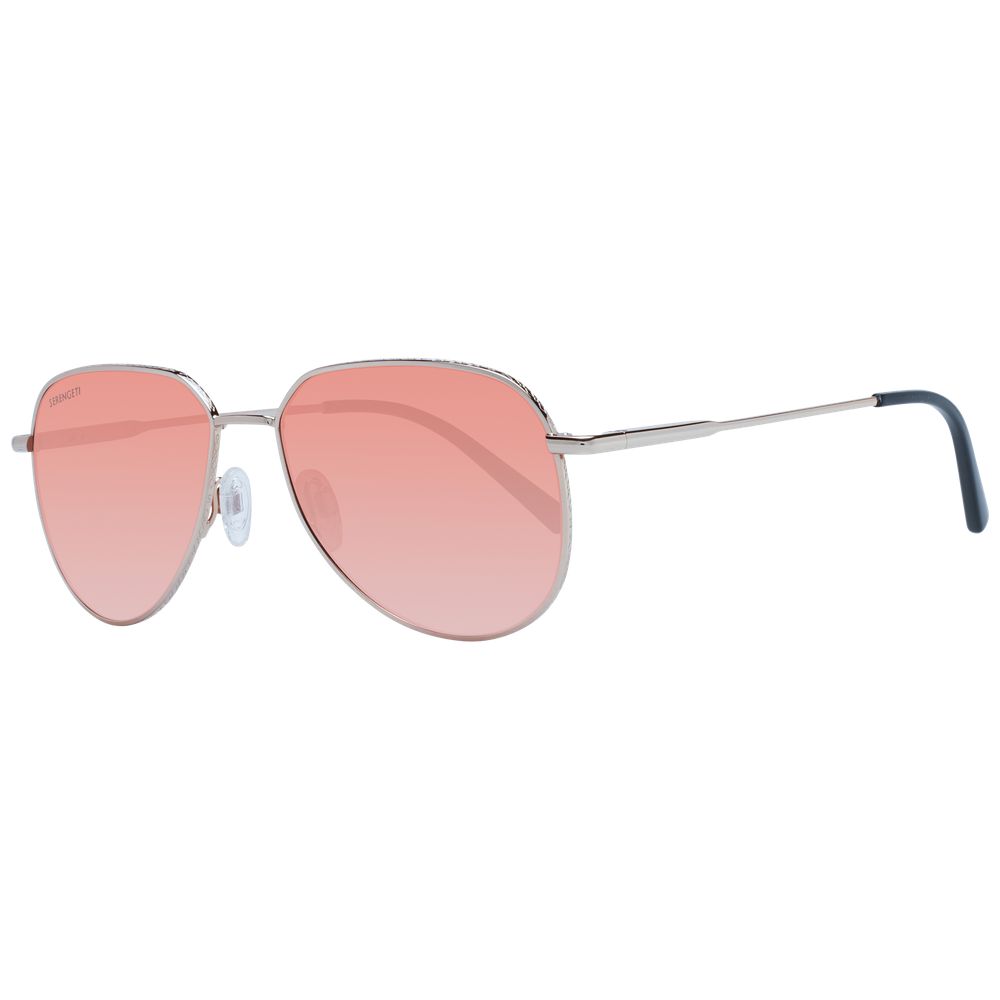 Serengeti Rose Gold Metal Sunglasses - Luxe Nova
