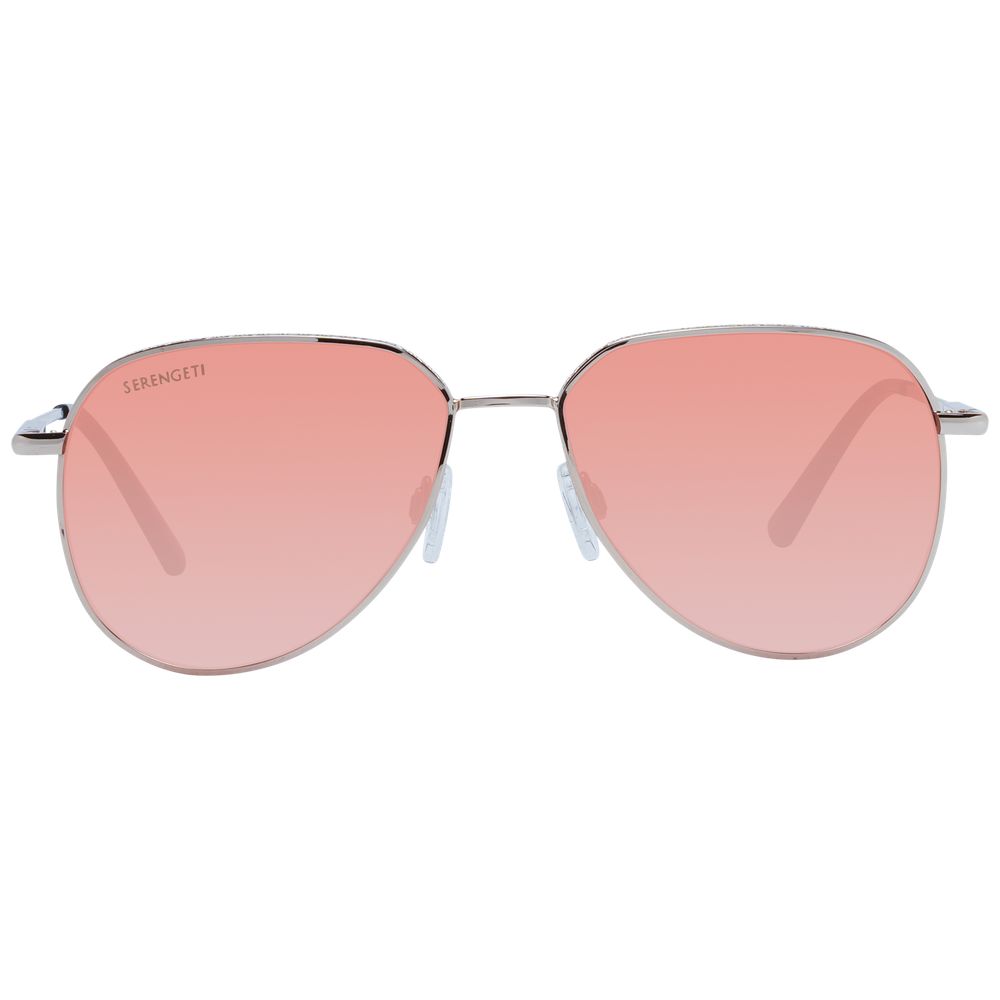 Serengeti Rose Gold Metal Sunglasses - Luxe Nova