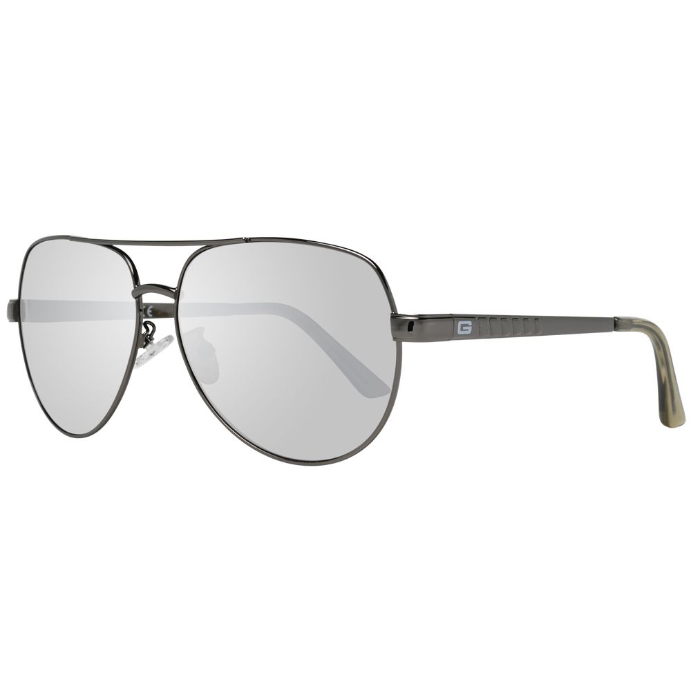 Guess Gray Metal Sunglasses - Luxe Nova
