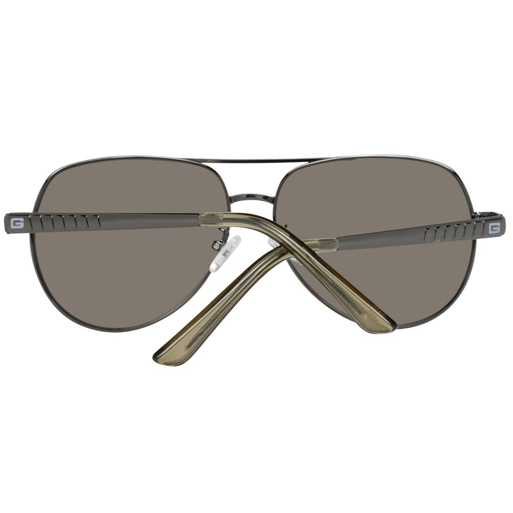 Guess Gray Metal Sunglasses - Luxe Nova