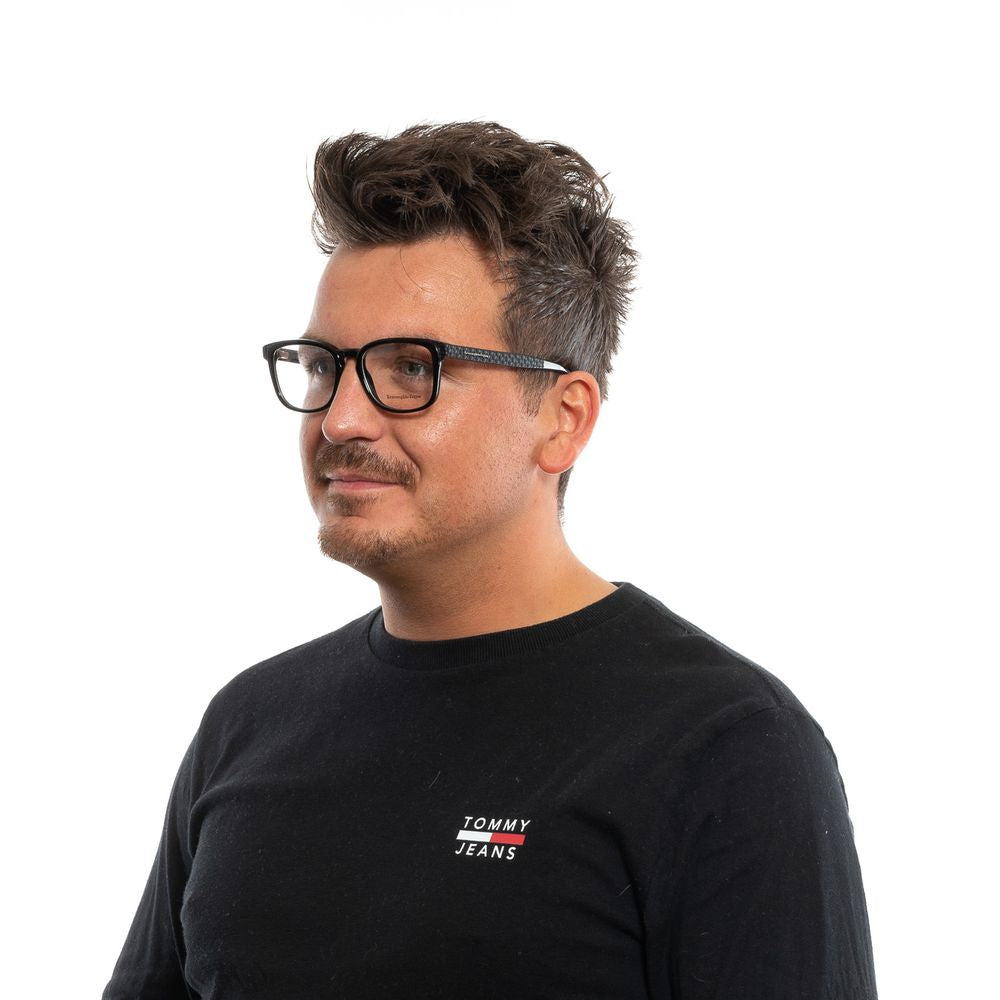 Ermenegildo Zegna Black Plastic Glasses (Frames) - Luxe Nova