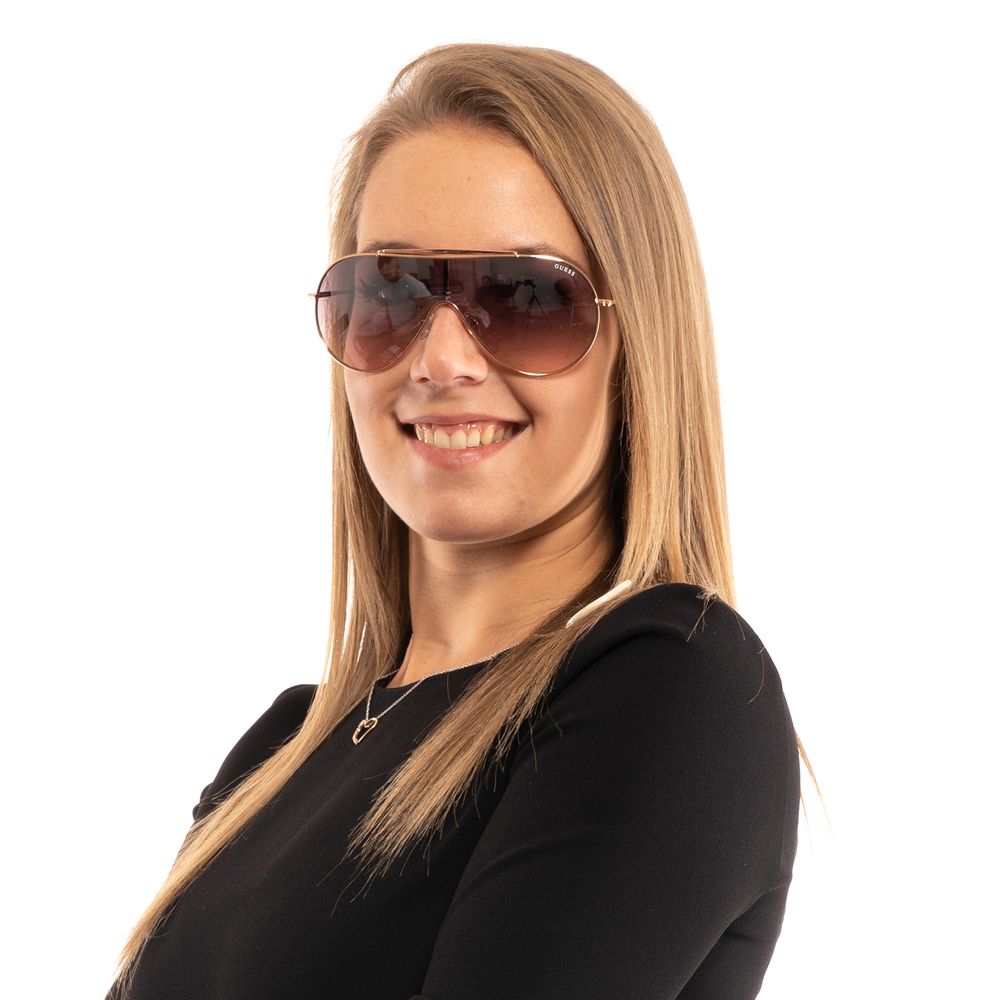 Guess Rose Gold Metal Sunglasses - Luxe Nova