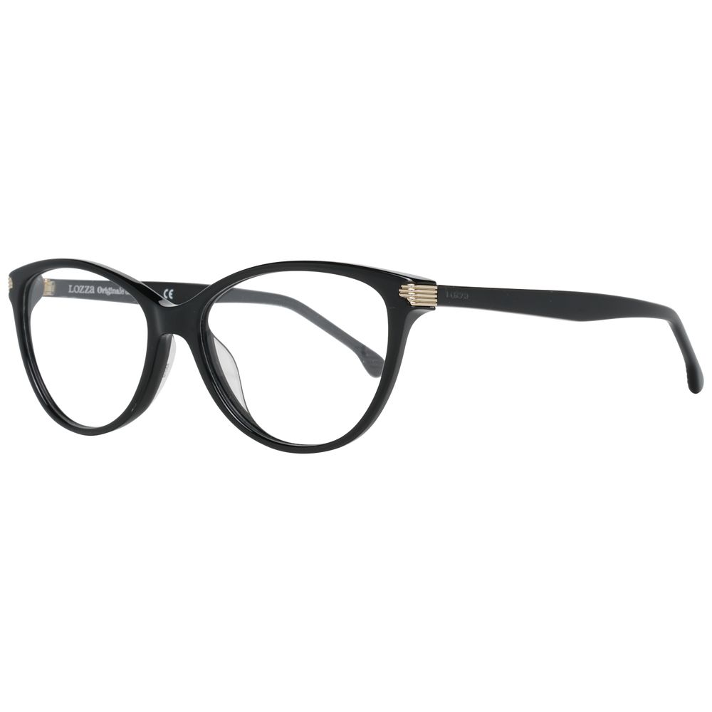 Lozza Black Plastic Glasses (Frames) - Luxe Nova