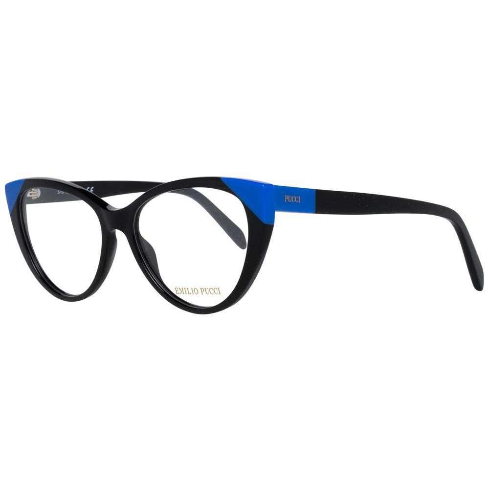 Emilio Pucci Black Plastic Glasses (Frames) - Luxe Nova