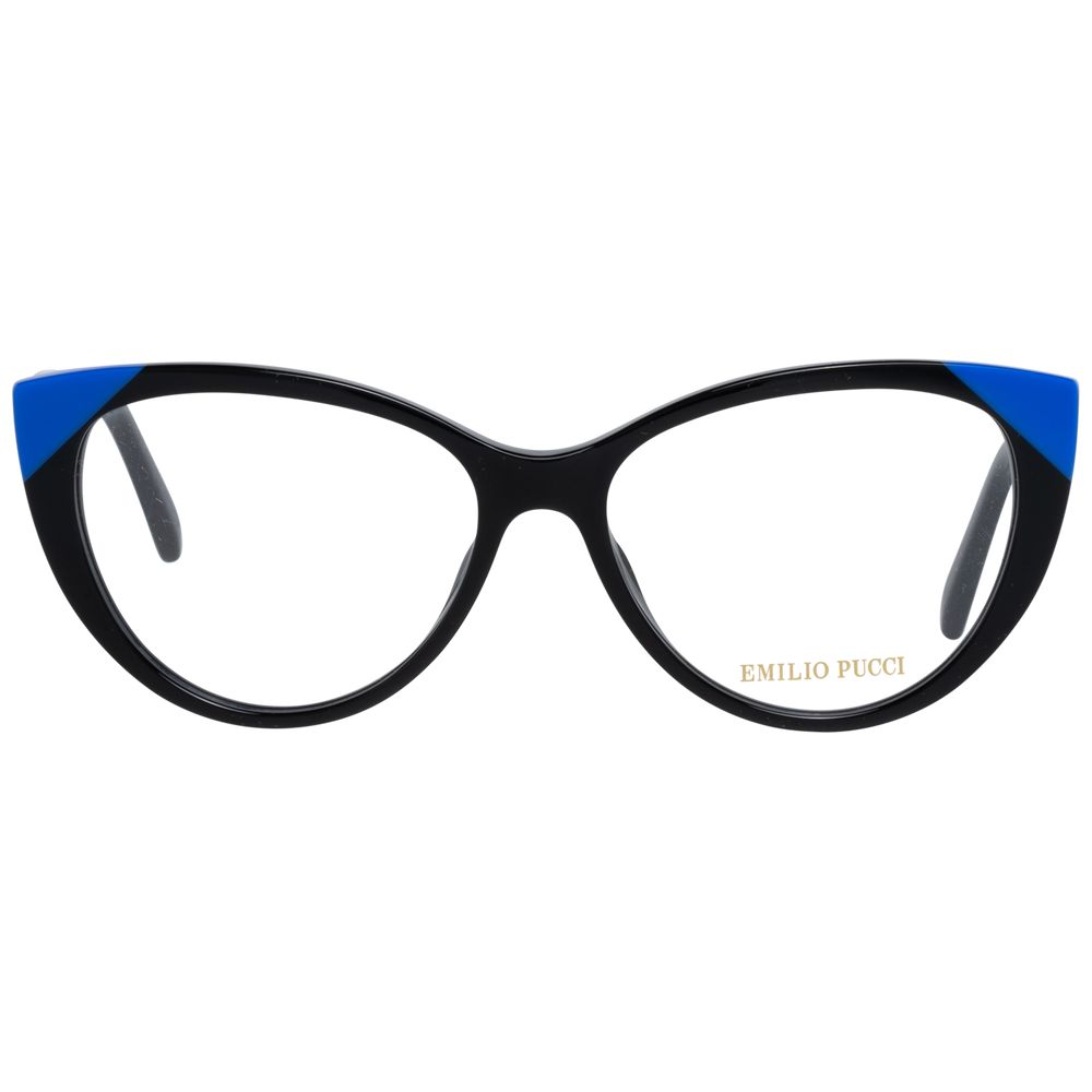 Emilio Pucci Black Plastic Glasses (Frames) - Luxe Nova