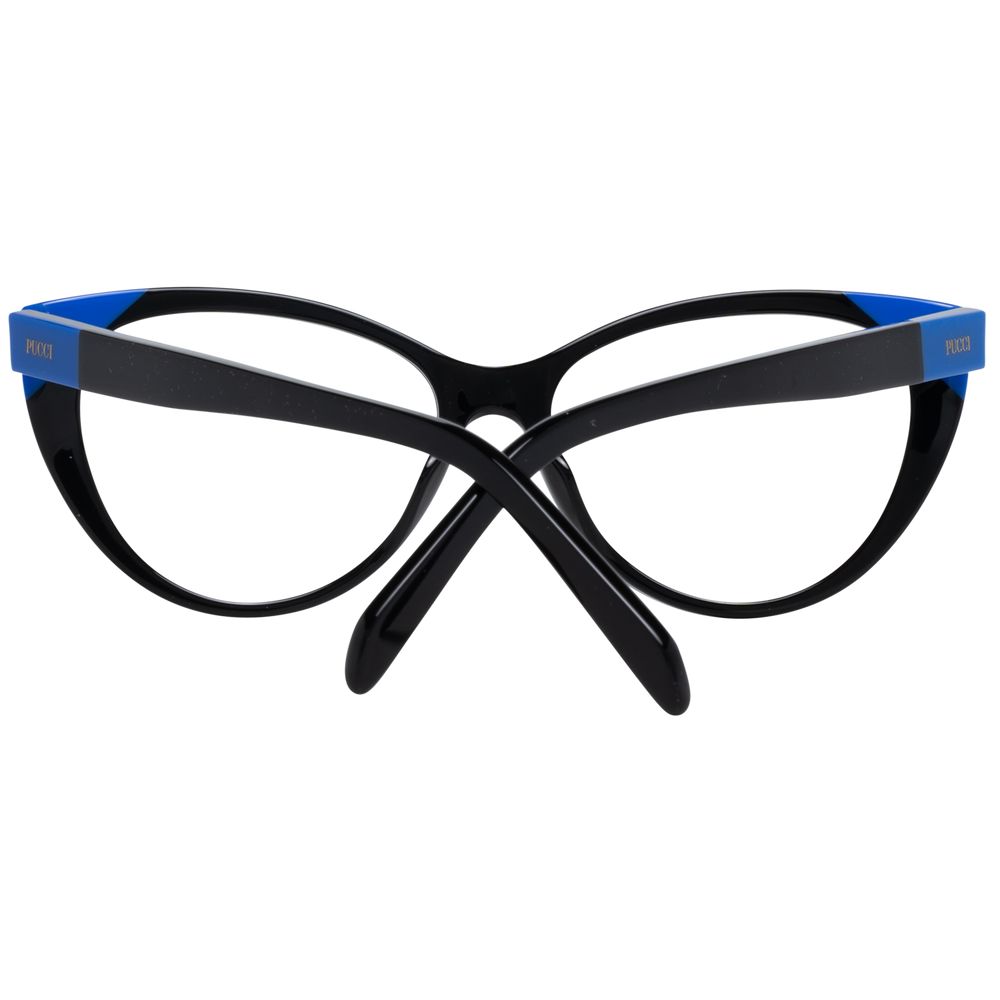 Emilio Pucci Black Plastic Glasses (Frames) - Luxe Nova