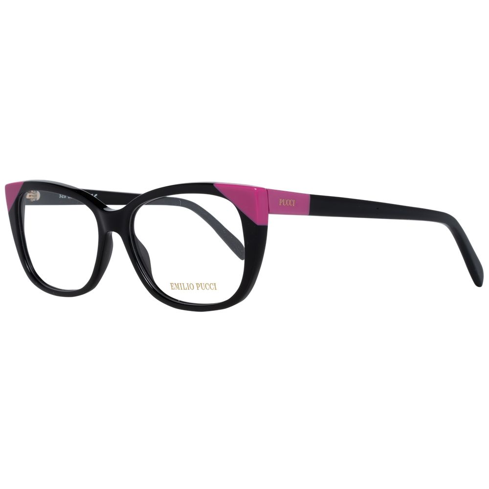 Emilio Pucci Black Plastic Glasses (Frames) - Luxe Nova