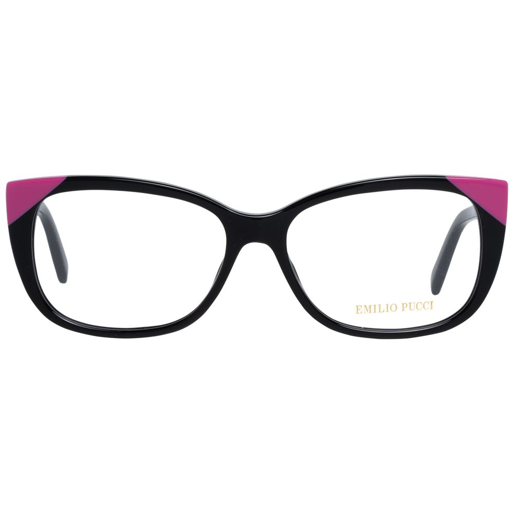 Emilio Pucci Black Plastic Glasses (Frames) - Luxe Nova