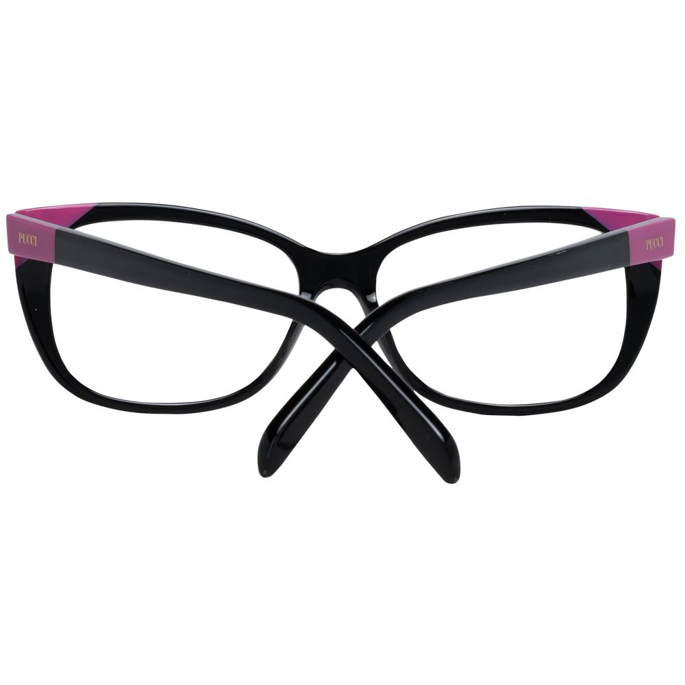 Emilio Pucci Black Plastic Glasses (Frames) - Luxe Nova