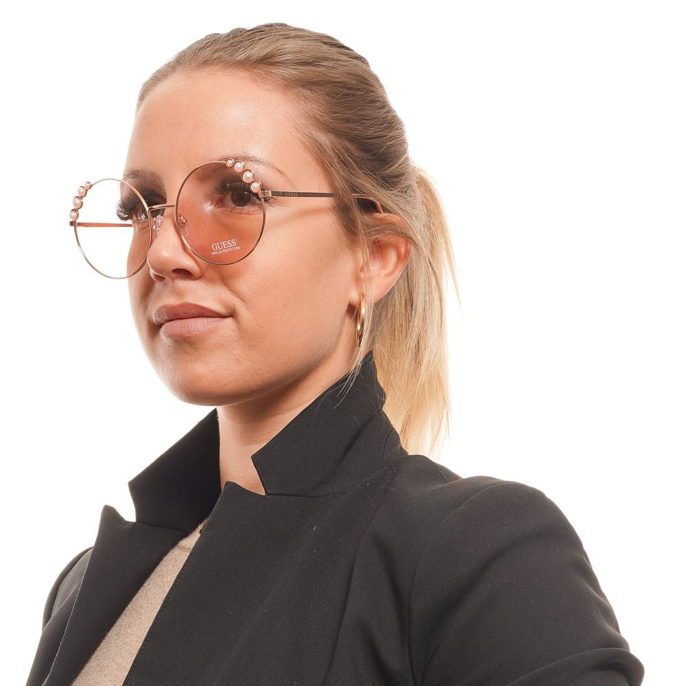 Guess Rose Gold Metal Sunglasses - Luxe Nova