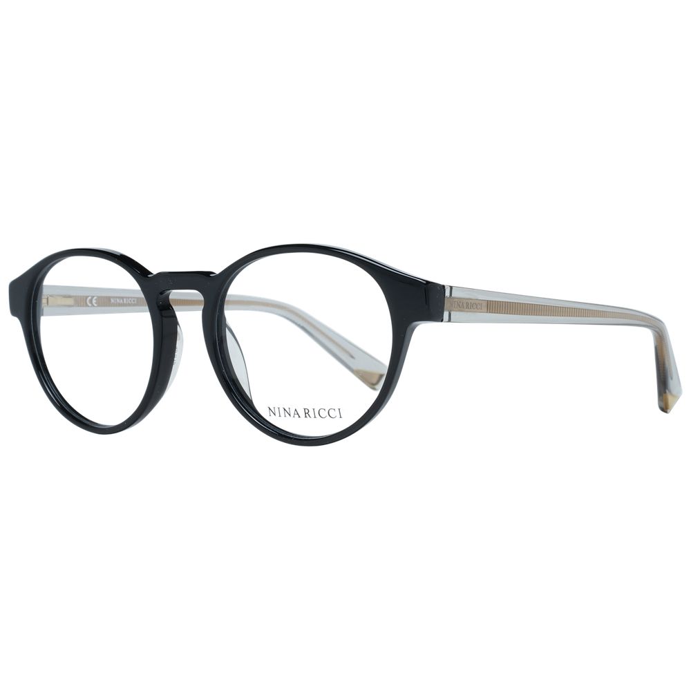 Nina Ricci Black Plastic Glasses (Frames) - Luxe Nova
