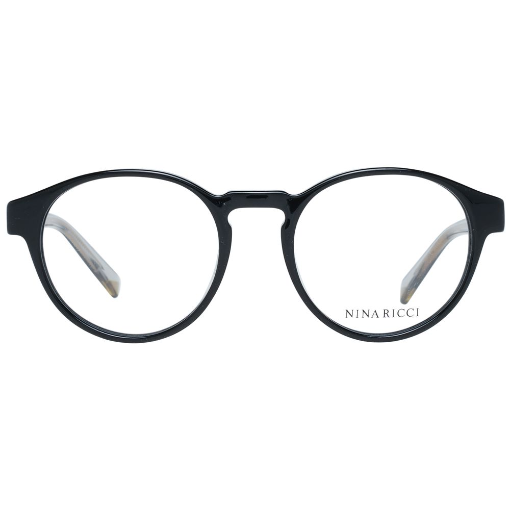 Nina Ricci Black Plastic Glasses (Frames) - Luxe Nova