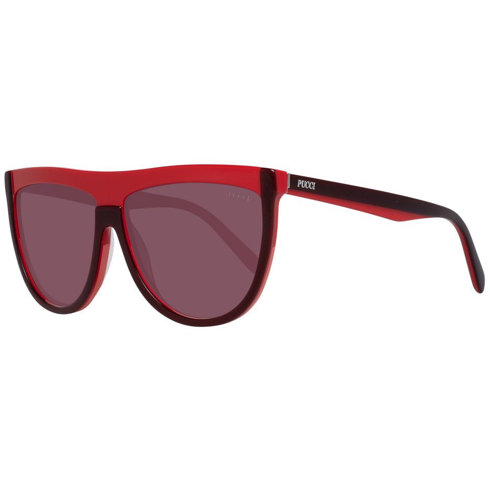 Emilio Pucci Burgundy Plastic Sunglasses - Luxe Nova