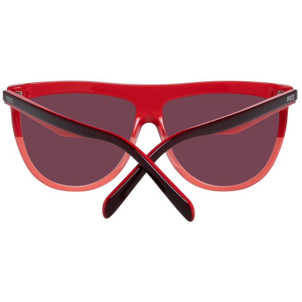 Emilio Pucci Burgundy Plastic Sunglasses - Luxe Nova