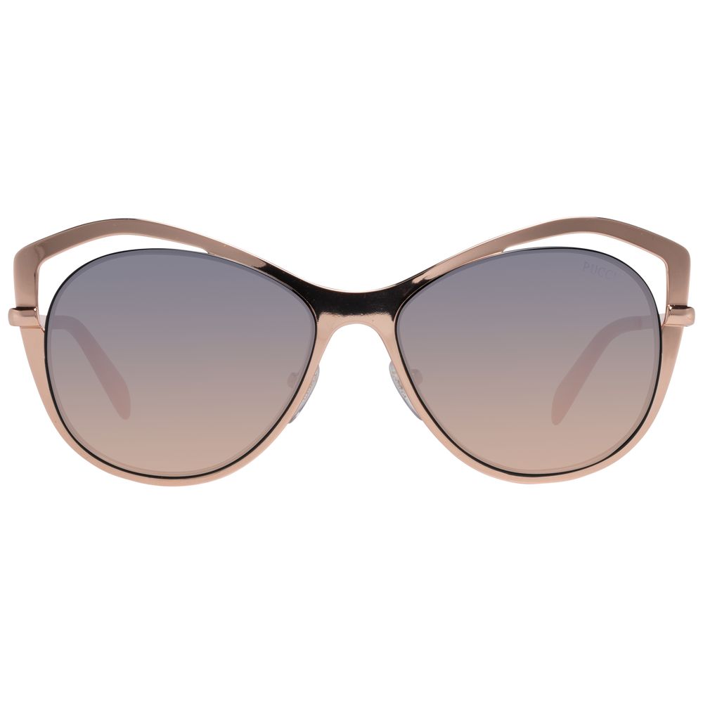 Emilio Pucci Rose Gold Metal Sunglasses - Luxe Nova
