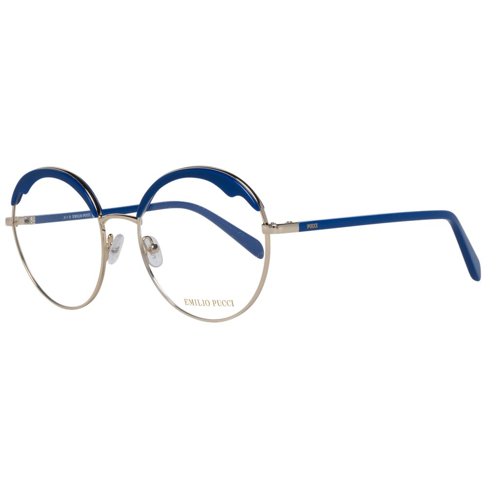 Emilio Pucci Blue Metal & Plastic Glasses (Frames) - Luxe Nova