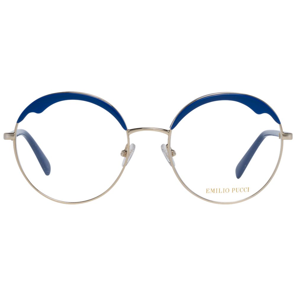 Emilio Pucci Blue Metal & Plastic Glasses (Frames) - Luxe Nova
