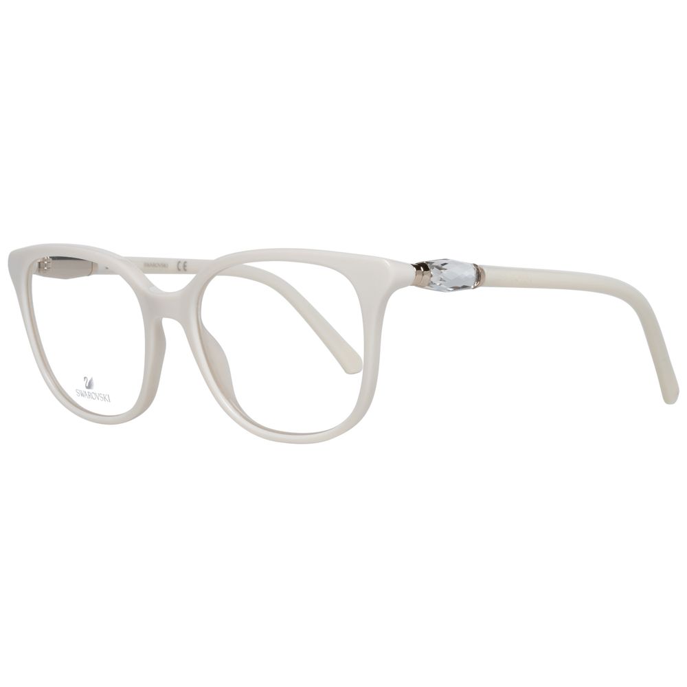 Swarovski White Plastic Glasses (Frames) - Luxe Nova