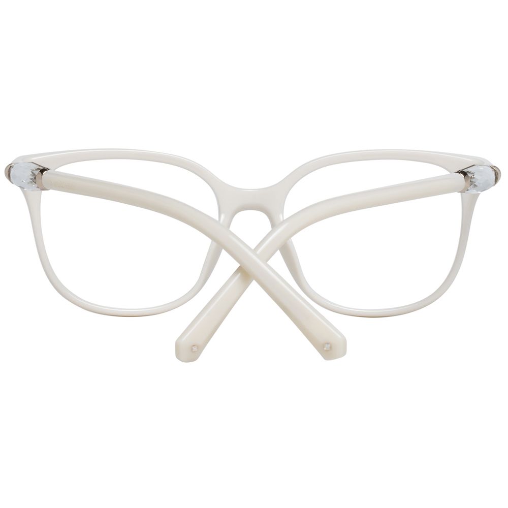 Swarovski White Plastic Glasses (Frames) - Luxe Nova