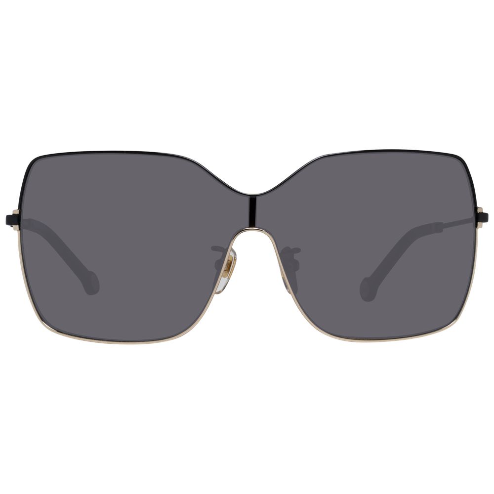 Carolina Herrera Black Metal Sunglasses - Luxe Nova