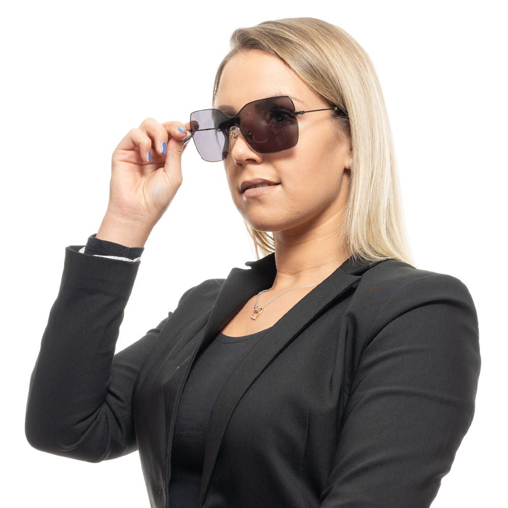 Carolina Herrera Black Metal Sunglasses - Luxe Nova