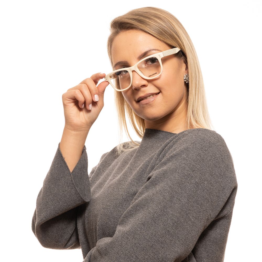 Zadig & Voltaire Beige Plastic Glasses (Frames) - Luxe Nova