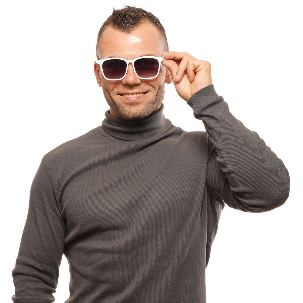 Spy White Plastic Sunglasses - Luxe Nova