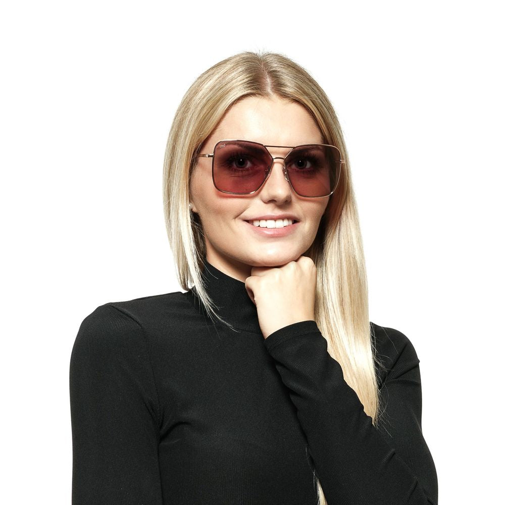 Web Rose Gold Metal Sunglasses - Luxe Nova