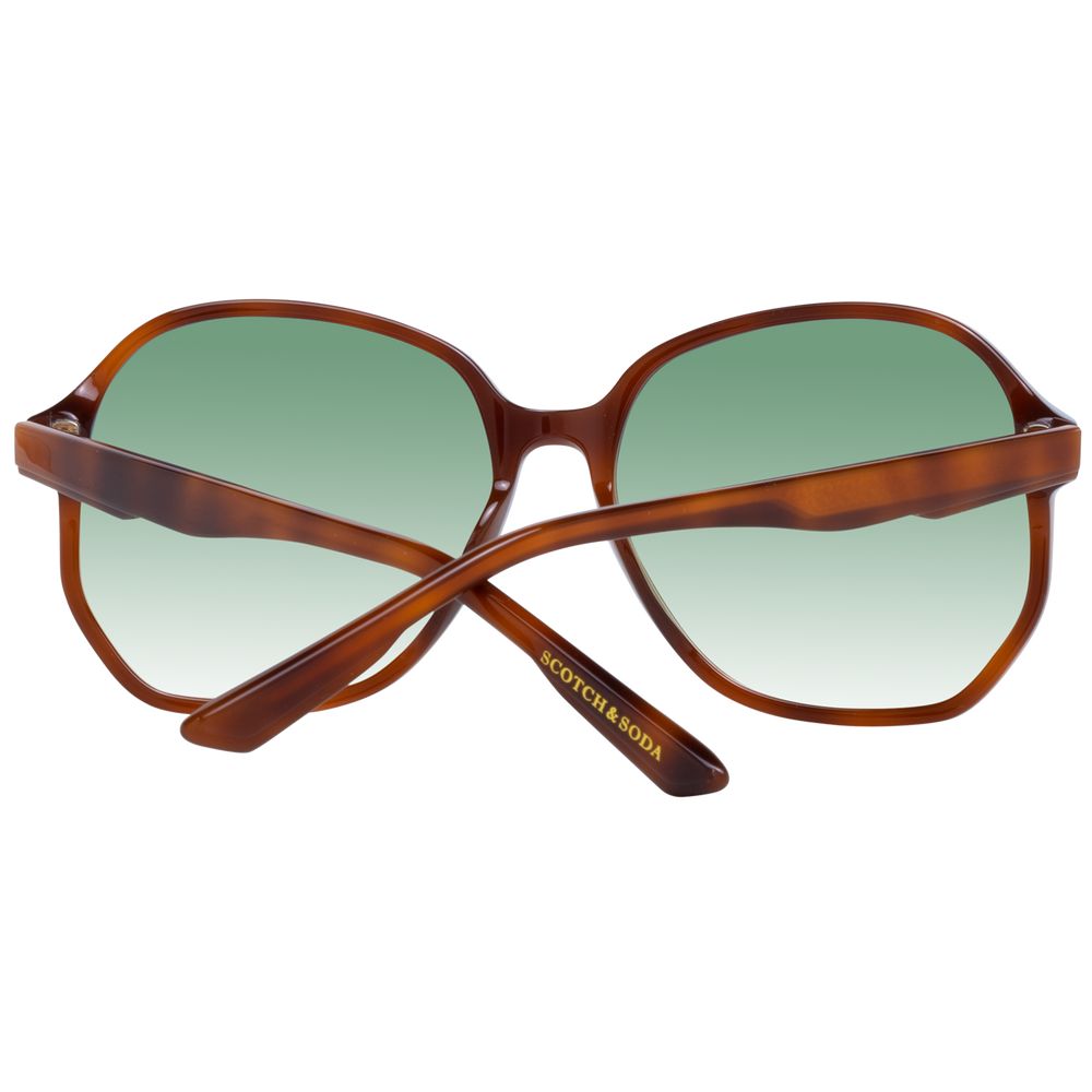 Scotch & Soda Brown Acetate Sunglasses - Luxe Nova