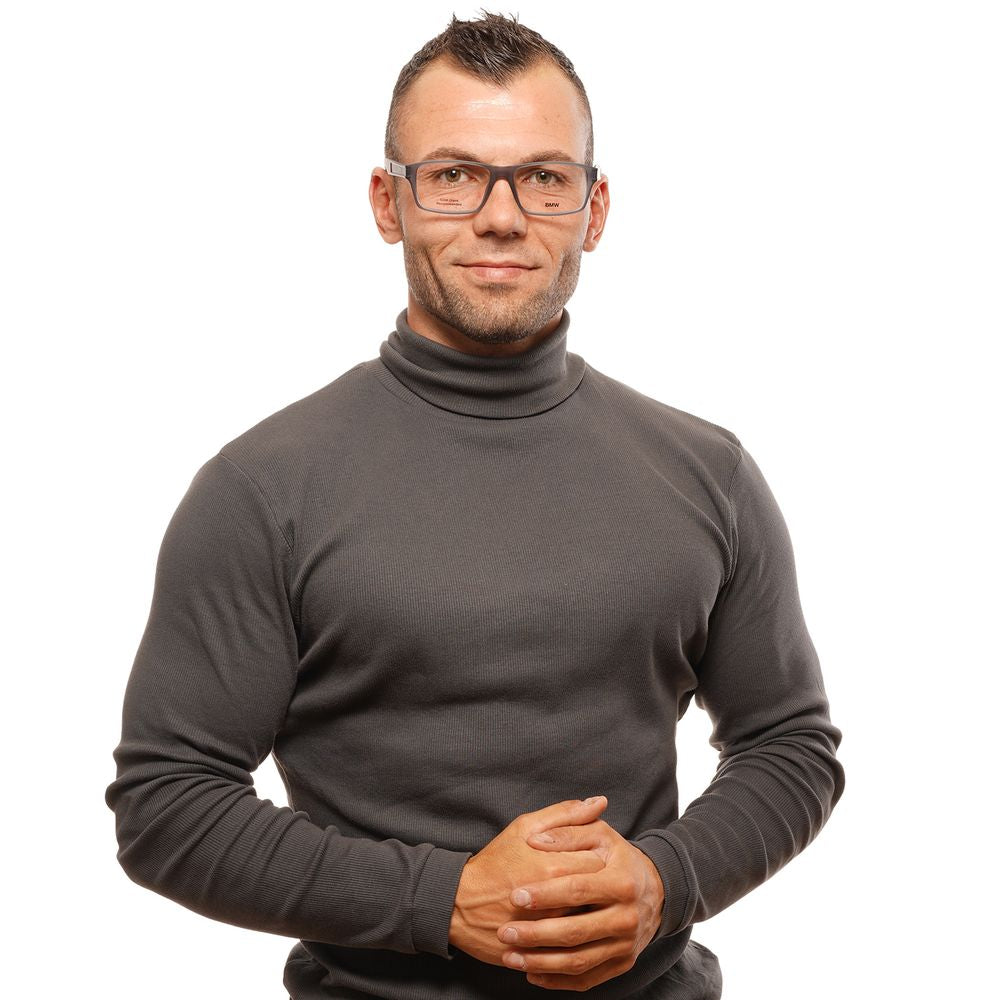 BMW Gray Plastic Glasses (Frames) - Luxe Nova